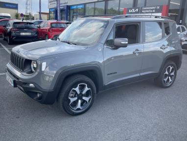 Voir le détail de l'offre de cette JEEP Renegade 1.3 GSE T4 240ch 4xe Trailhawk AT6 MY21 de 2021 en vente à partir de 25 799 € 