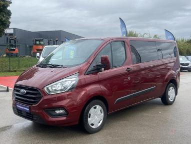 Voir le détail de l'offre de cette FORD Transit Custom Kombi 320 L2H1 2.0 EcoBlue 130ch mHEV Trend Business 7cv de 2021 en vente à partir de 441.44 €  / mois