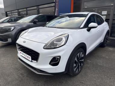 Voir le détail de l'offre de cette FORD Puma 1.0 Flexifuel 125ch S&S mHEV Titanium de 2024 en vente à partir de 238.12 €  / mois