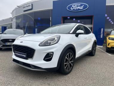 Voir le détail de l'offre de cette FORD Puma 1.0 EcoBoost 125ch mHEV Titanium 6cv de 2021 en vente à partir de 206.84 €  / mois