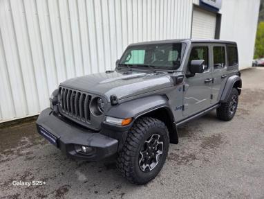 Voir le détail de l'offre de cette JEEP Wrangler 2.0 T 380ch 4xe Rubicon Rock-Trac de 2021 en vente à partir de 474.84 €  / mois