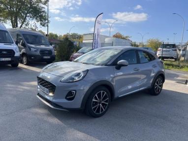 Voir le détail de l'offre de cette FORD Puma 1.0 EcoBoost 125ch mHEV Titanium 7cv de 2020 en vente à partir de 202.57 €  / mois