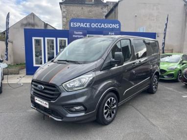 Voir le détail de l'offre de cette FORD Transit Custom Fg 320 L1H1 2.0 EcoBlue 185 Sport de 2019 en vente à partir de 431.76 €  / mois